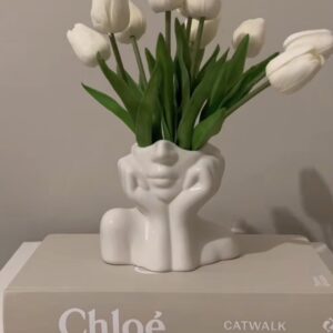 Girl Face Vase
